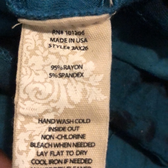 𝅺Soft Surroundings tie-dye dress long sleeve - Picture 2 of 3